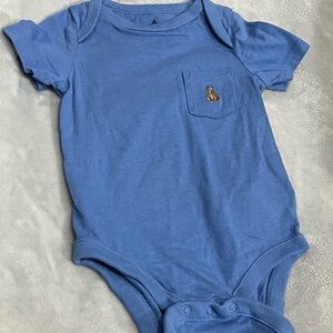 GAP Blue Baby Bodysuit with Pocket